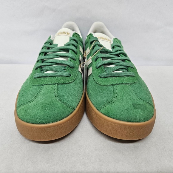 Adidas VL Court 2.0 Casual Sneakers JH5077 Green Suede Gum Sole Men Size 8 - Picture 10 of 13